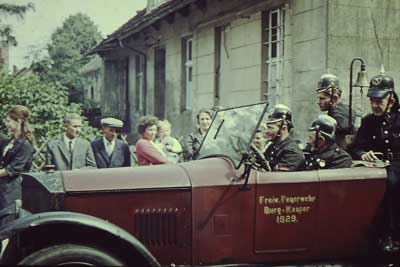 Historisches Foto vom Mercedes Benz Coupé 14/30